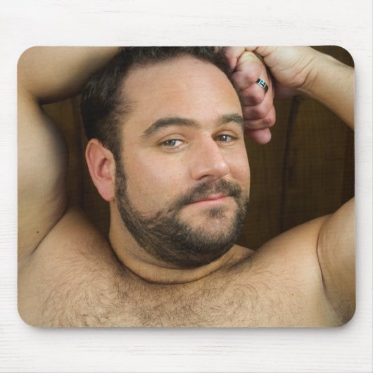 マウスパッド"bedromm注目します"は マウスパッド (正面)