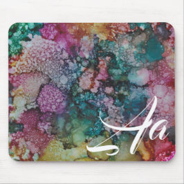 マウスパッド「Colorburst Inkblot 絵画's」 マウスパッド