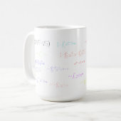 マウスパッド- piの公式 コーヒーマグカップ (正面左)