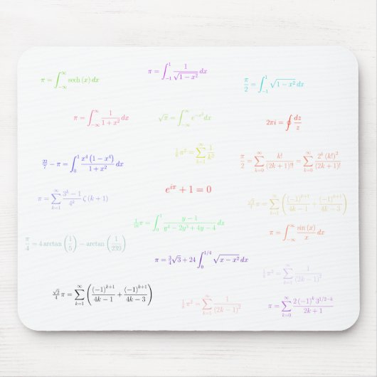 マウスパッド- piの表示 マウスパッド (正面)