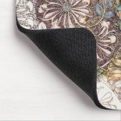 マウスパッド: WILLIAM MORRIS :ハニーサックル+チューリップ マウスパッド (コーナー)