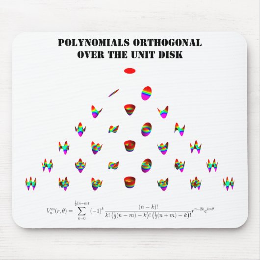 マウスパッド: Zernikeのピラミッド マウスパッド (正面)