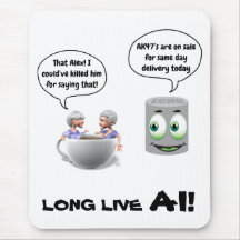 マウスパッドLong Live AI