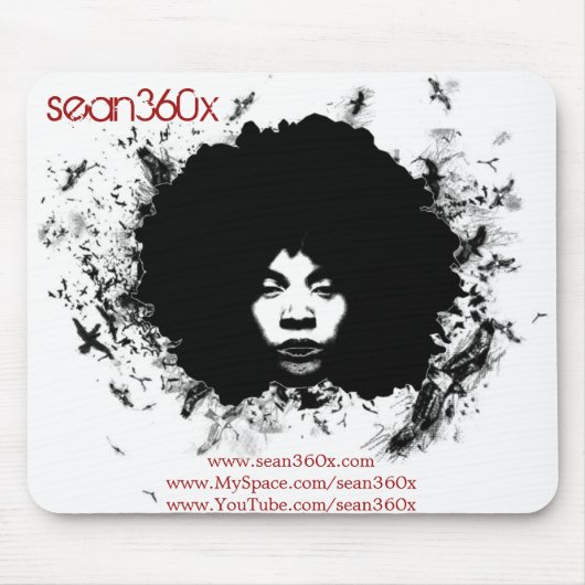 マウスパッドsean360xの鳥 マウスパッド (正面)