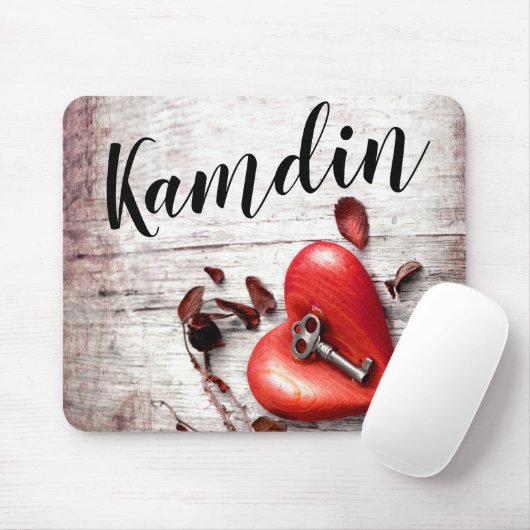 マウスパッパーソナライズされたトカントリーウッド鍵を聞く マウスパッド (マウス)