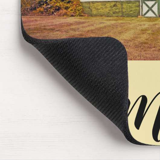 マウスパッパーソナライズされたトサンセットバーンドカントリー素朴 マウスパッド (コーナー)