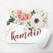 マウスパッパーソナライズされたトジオメトリックガーデンバラアネモ マウスパッド (マウス)