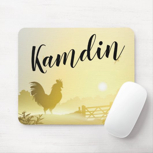 マウスパッパーソナライズされたドサニーモーニングファームカントリー マウスパッド (マウス)