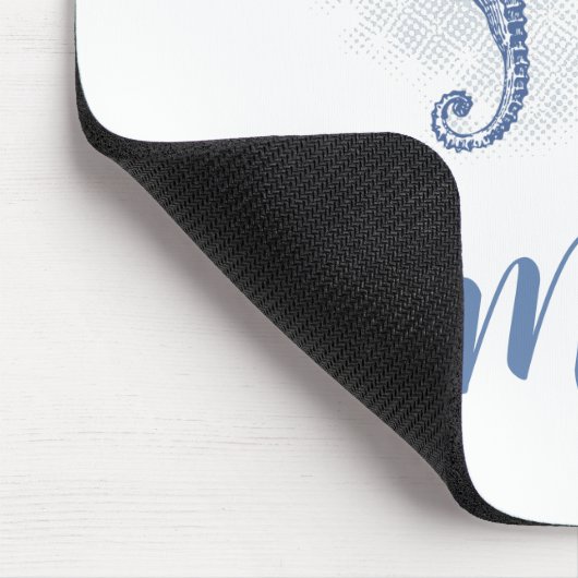 マウスパーソナライズされたパッドシーホース海ビーチ水 マウスパッド (コーナー)