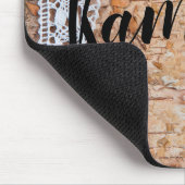 マウスパーソナライズされたパッドXCountry Barn Wood Lace Tri マウスパッド (コーナー)