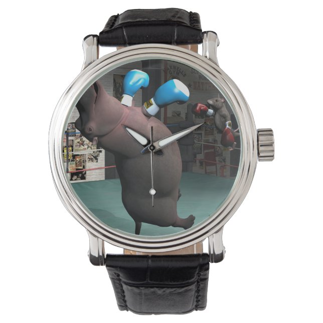 マウスビートHippo KO 腕時計 (正面)