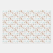 マウスファミリークリスマス ラッピングペーパーシート (正面2)