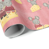 マウスファミリー | 可愛くて安い ラッピングペーパー (ロールコーナー)