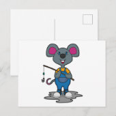 マウスフィッシャー ポストカード (正面/裏面)