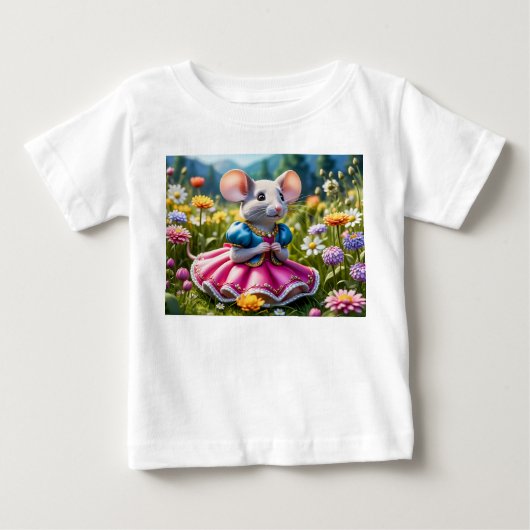 マウスプリンセスTシャツ ベビーTシャツ (正面)
