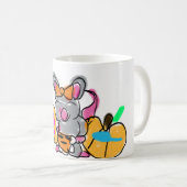 マウスベビーの秋 コーヒーマグカップ (正面右)