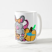 マウスベビーの秋 コーヒーマグカップ (正面右)