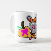 マウスベビーの秋 コーヒーマグカップ (正面左)