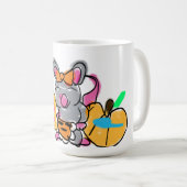 マウスベビーの秋 コーヒーマグカップ (正面右)