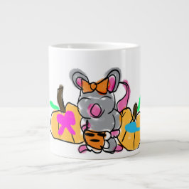 マウスベビーの秋 ジャンボコーヒーマグカップ