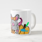 マウスベビーの秋 ジャンボコーヒーマグカップ (正面右)