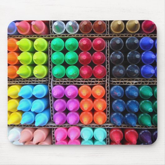 マウスマットをクレヨンで彩色します マウスパッド (正面)