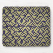 マウスマット – アールデコ – ジオメトリのパターン (正面)