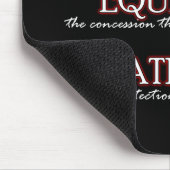 マウスマット: 自由、平等、男子学生の社交クラブ マウスパッド (コーナー)