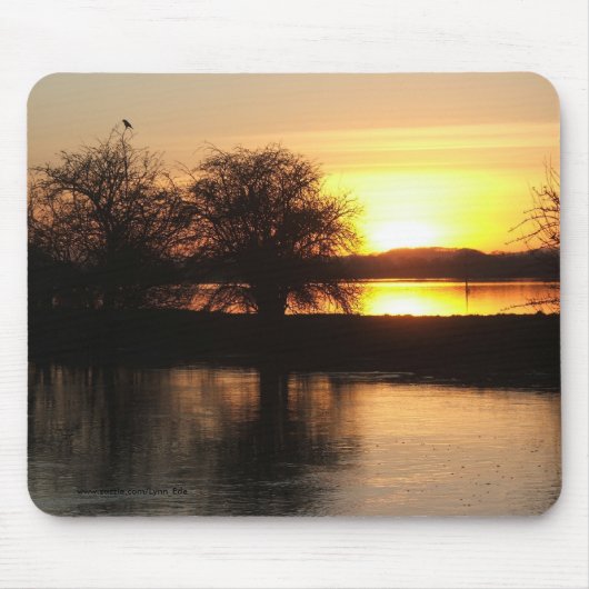 マウスマット- Tewkesbury 2008年の洪水 マウスパッド (正面)