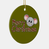 マウスメリークリスマス記念オーナメント セラミックオーナメント (右)