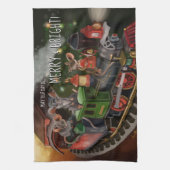 マウスメリートリデートレイン キッチンタオル (縦)