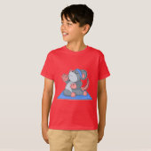 マウスヨガフィットネス瞑想 Tシャツ (正面フル)