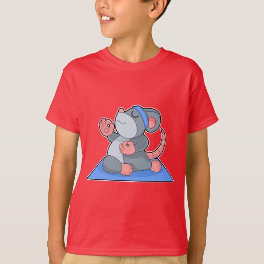 マウスヨガフィットネス瞑想 Tシャツ (正面)