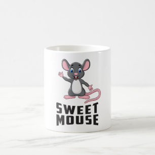 マウスラットアニマルチーズラブペットキュートおもしろいギフト コーヒーマグカップ