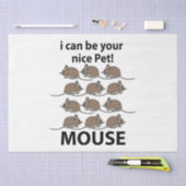 マウスラットアニマル私はあなたの素敵なペットマウスになることができる 薄葉紙 (クラフト)