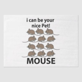 マウスラットアニマル私はあなたの素敵なペットマウスになることができる 薄葉紙