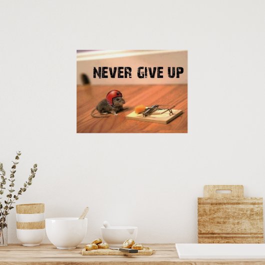 マウス与えのポスターを表示しない ポスター (キッチン)