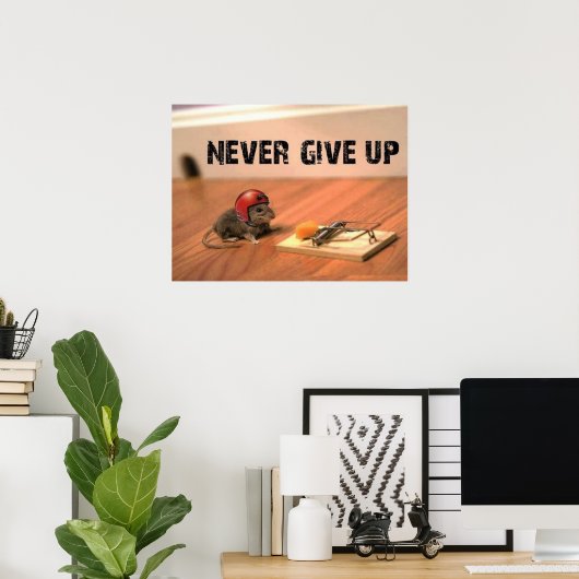 マウス与えのポスターを表示しない ポスター (ホームオフィス)