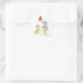 マウス付き猫 スクエアシール (バッグ)