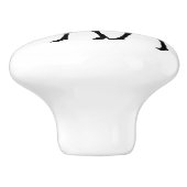 マウス動物のドアのノブの引き出しプル セラミックノブ (側面)