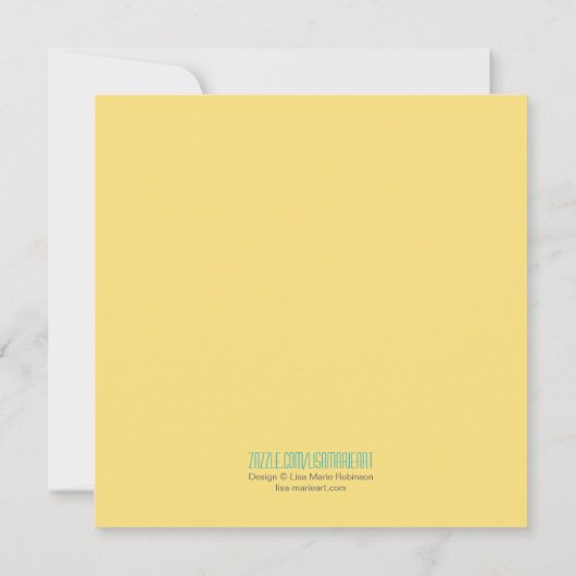 マウス及び水玉模様のバースデーパーティ招待状 招待状 (裏面)