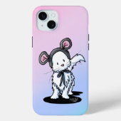 マウス子猫キニアート Case-Mate iPhoneケース (裏面)