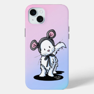 マウス子猫キニアート iPhone 15 MINIケース