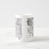 マウス学校 ボーンチャイナマグカップ (正面)