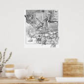 マウス学校 ポスター (キッチン)