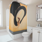 マウス日本の及びトップハットシャワーカーテン シャワーカーテン (インサイチュ)