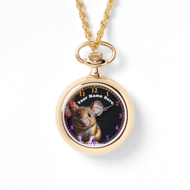 マウス時間 腕時計 (正面)