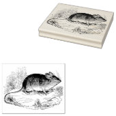 マウス本物のヴィンテージラバーアートスタンプ ラバースタンプ (押印)