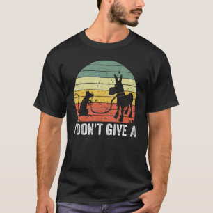 マウス歩くロバ私はラッ与えトしない Tシャツ