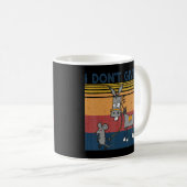マウス歩くAロバI Not 与え Rats コーヒーマグカップ (正面右)